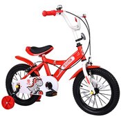 Wholesale - 18" Kids Bicycle Red w/Training Wheels Basket Elevon (No UPC) C/P 1